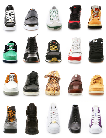 different kinds of mens shoes